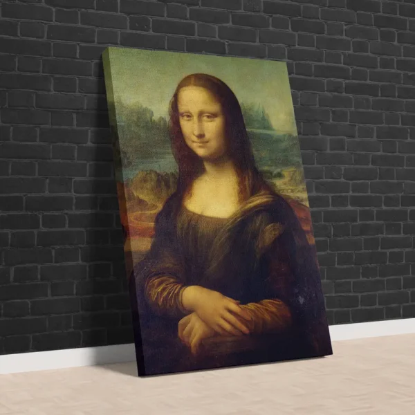 Mona Lisa 1503 (Leonardo da Vinci) Klasik Kanvas Tablo