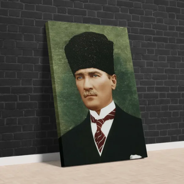 Mustafa Kemal Atatürk Klasik Kanvas Tablo